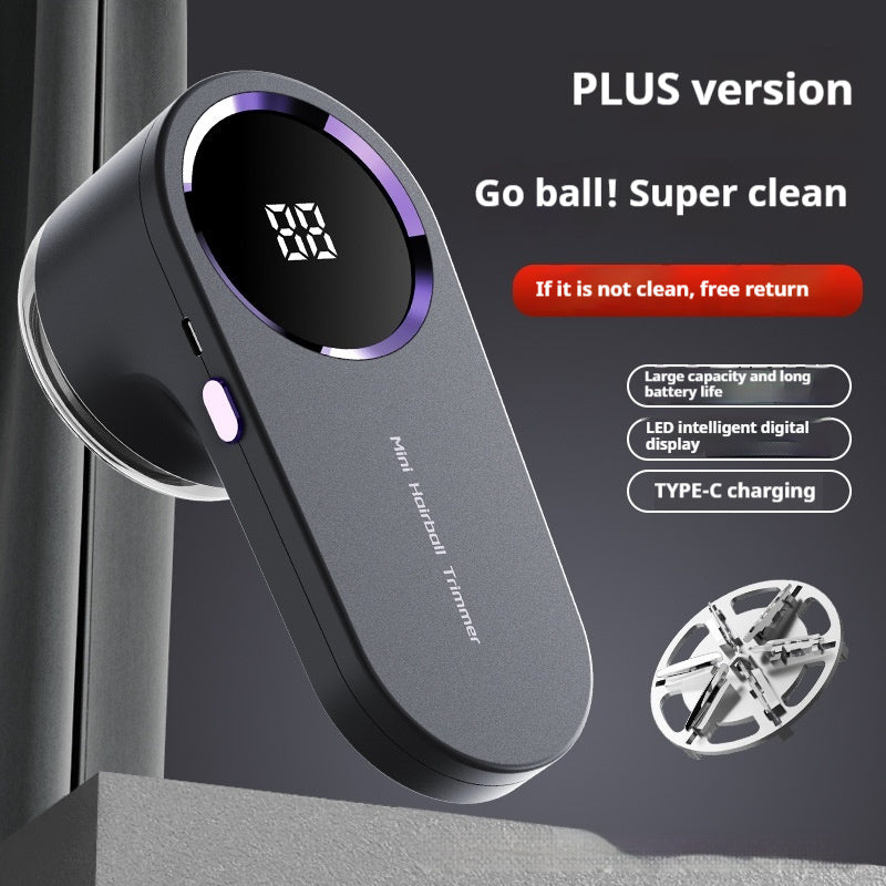 Lint Remover For Clothing Portable Electric Fuzz Pilling Remover LED Display Rechargeable For Clothes Fabric Shaver Fluff Remover